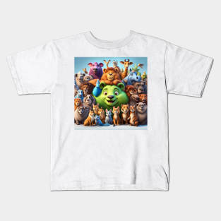 Animal Christmas Kids T-Shirt